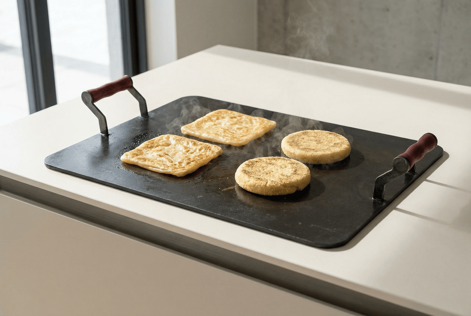 compppriss الحدڭة® – صفيحة الطياب المغربية الأصلية من الحديد التقيل - Image 1